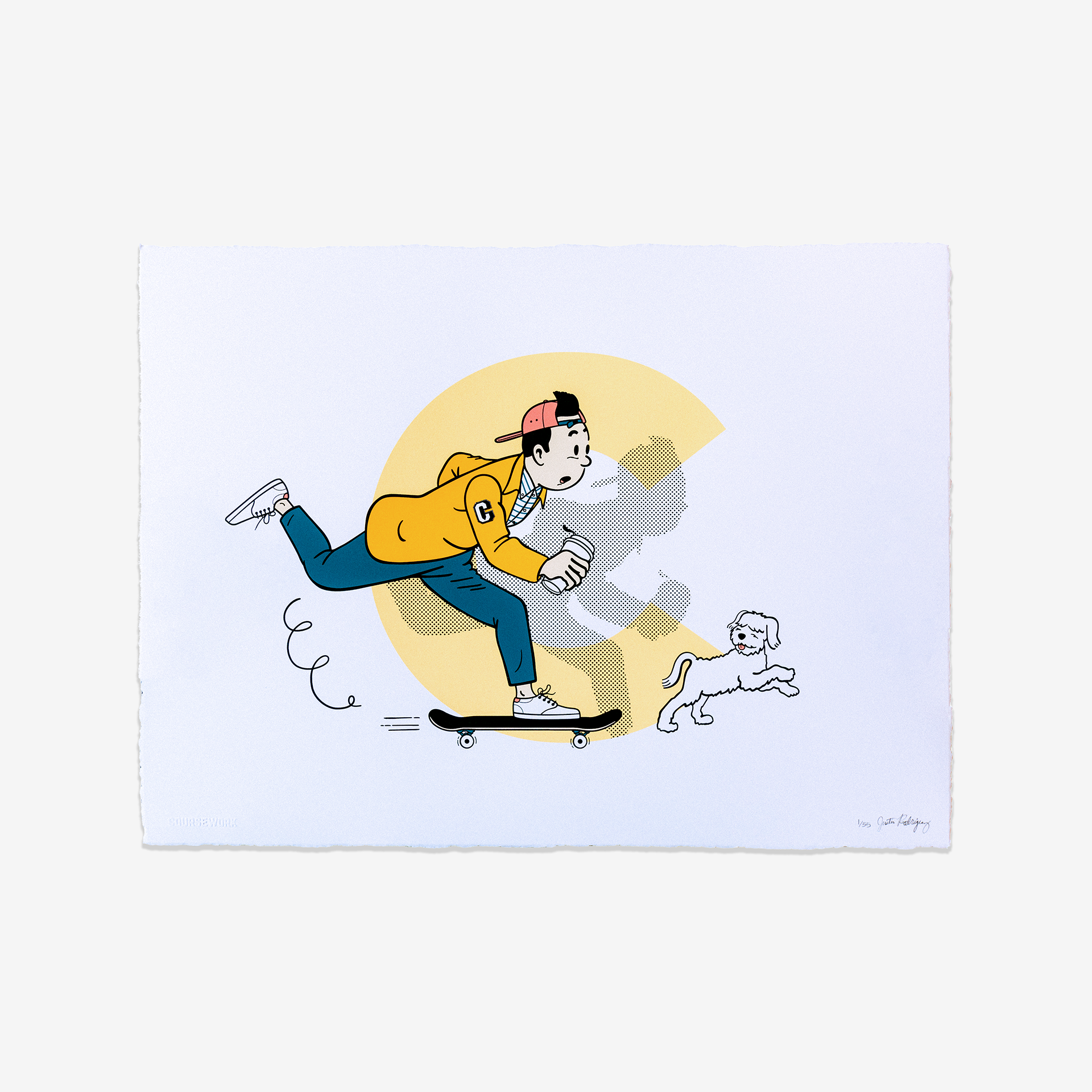 Coursework Kid - (18"x24") Print